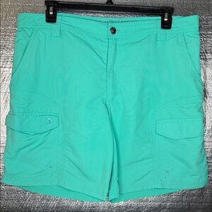 Reel Legends Teal Cargo Shorts
